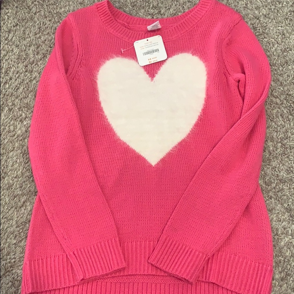 NWT! Gymboree Heart Sweater for Girls Sz 10-12